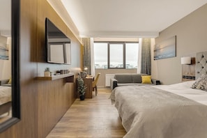 Family Room | Individually furnished, desk, soundproofing, iron/ironing board - Hótel Múli (Reykjavik)