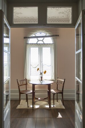 Free daily self-service breakfast 