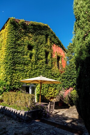 Blick von der Unterkunft