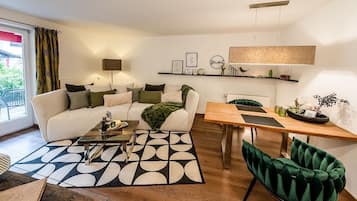 Suite Exclusive | Coin séjour | Télévision à écran plat