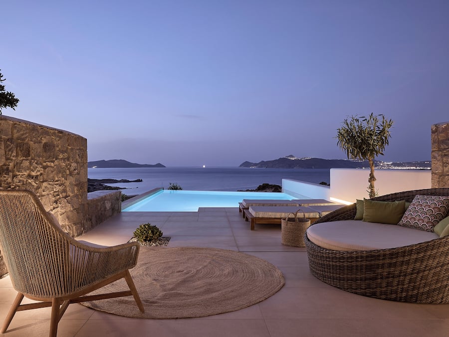 Honeymoon Suite with private pool and sea view | Terraza o patio