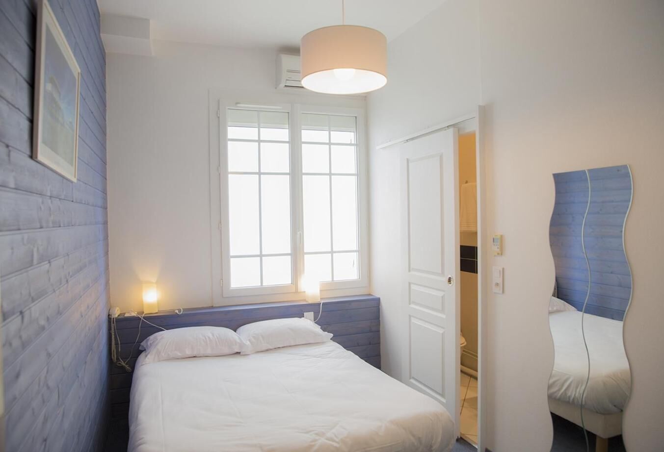 premium bedding, desk, soundproofing, iron/ironing board