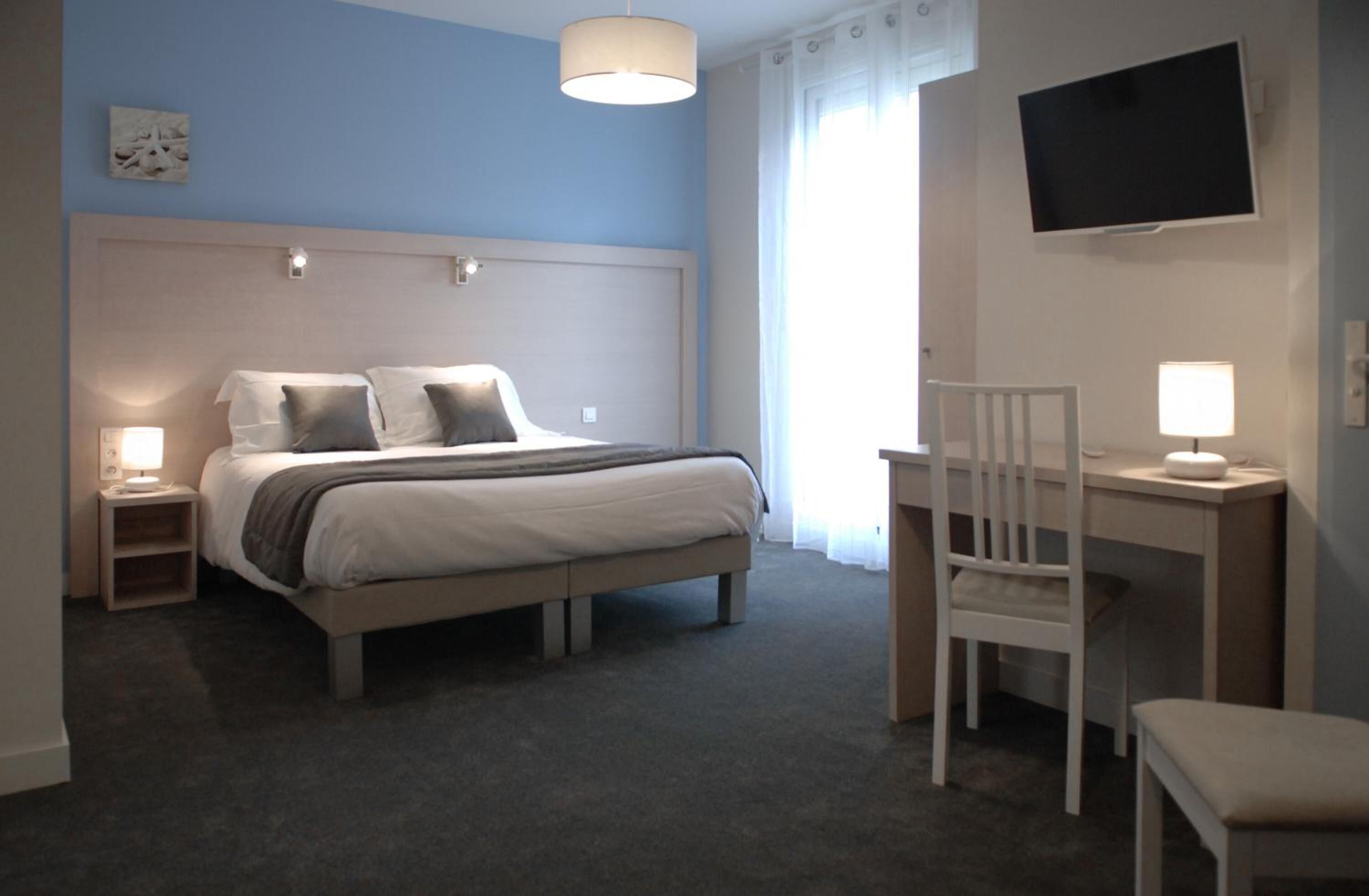 premium bedding, desk, soundproofing, iron/ironing board