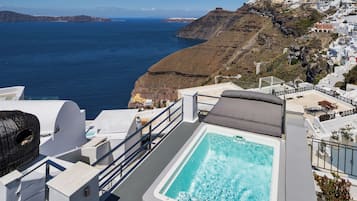 Villa Luxe, 3 chambres, vue mer | Terrasse/Patio