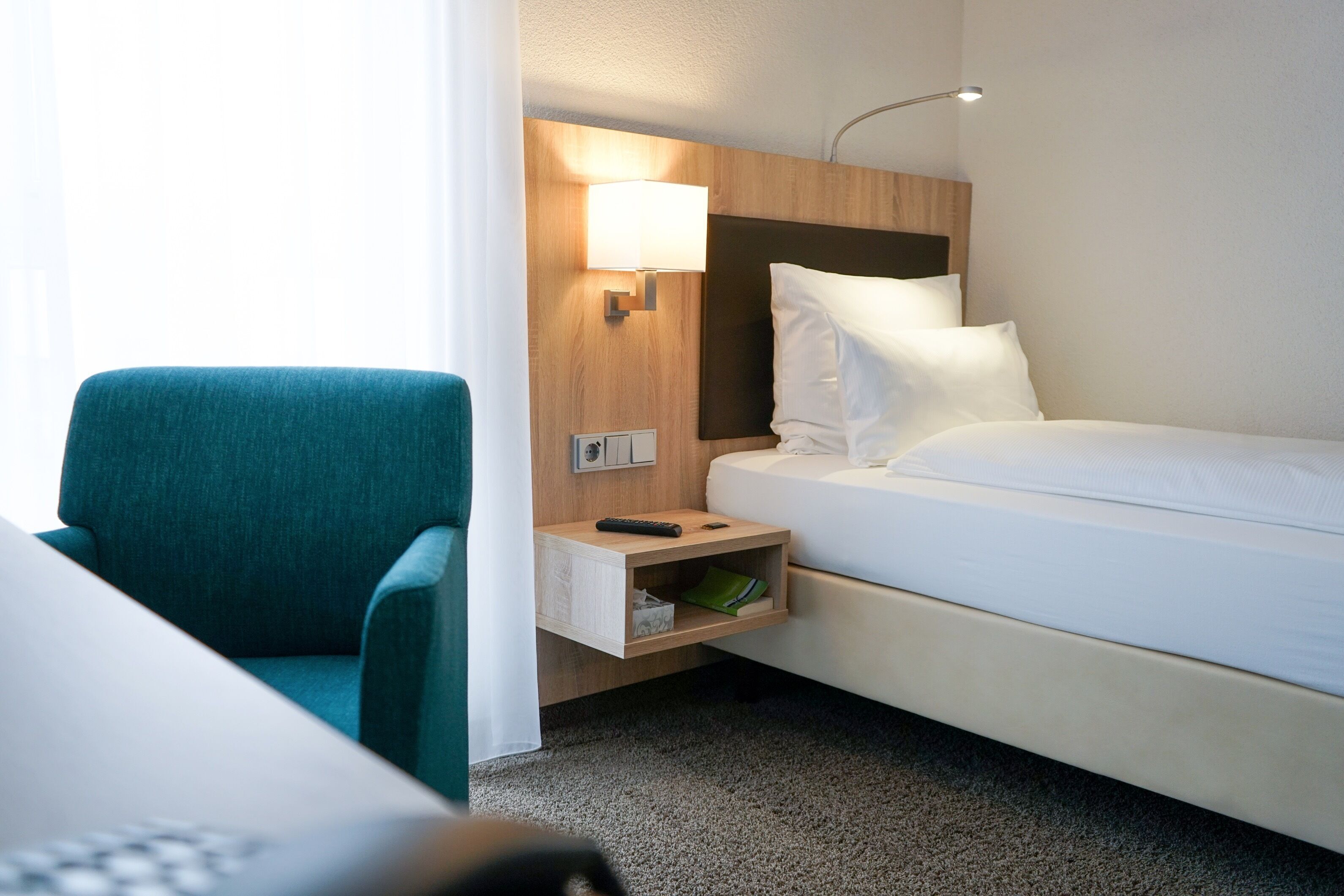 Premium bedding, in-room safe, desk, soundproofing