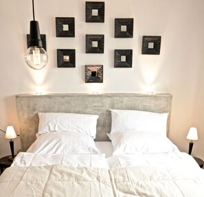 Literie de qualité supérieure, décoration personnalisée