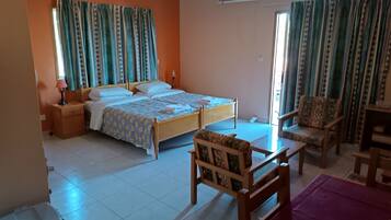 Premium bedding, desk, soundproofing, iron/ironing board