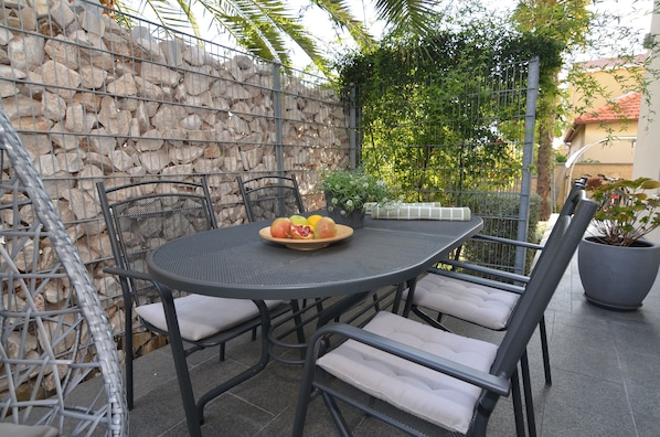 Comfort-lejlighed - 1 soveværelse - terrasse | Terrasse/gårdhave