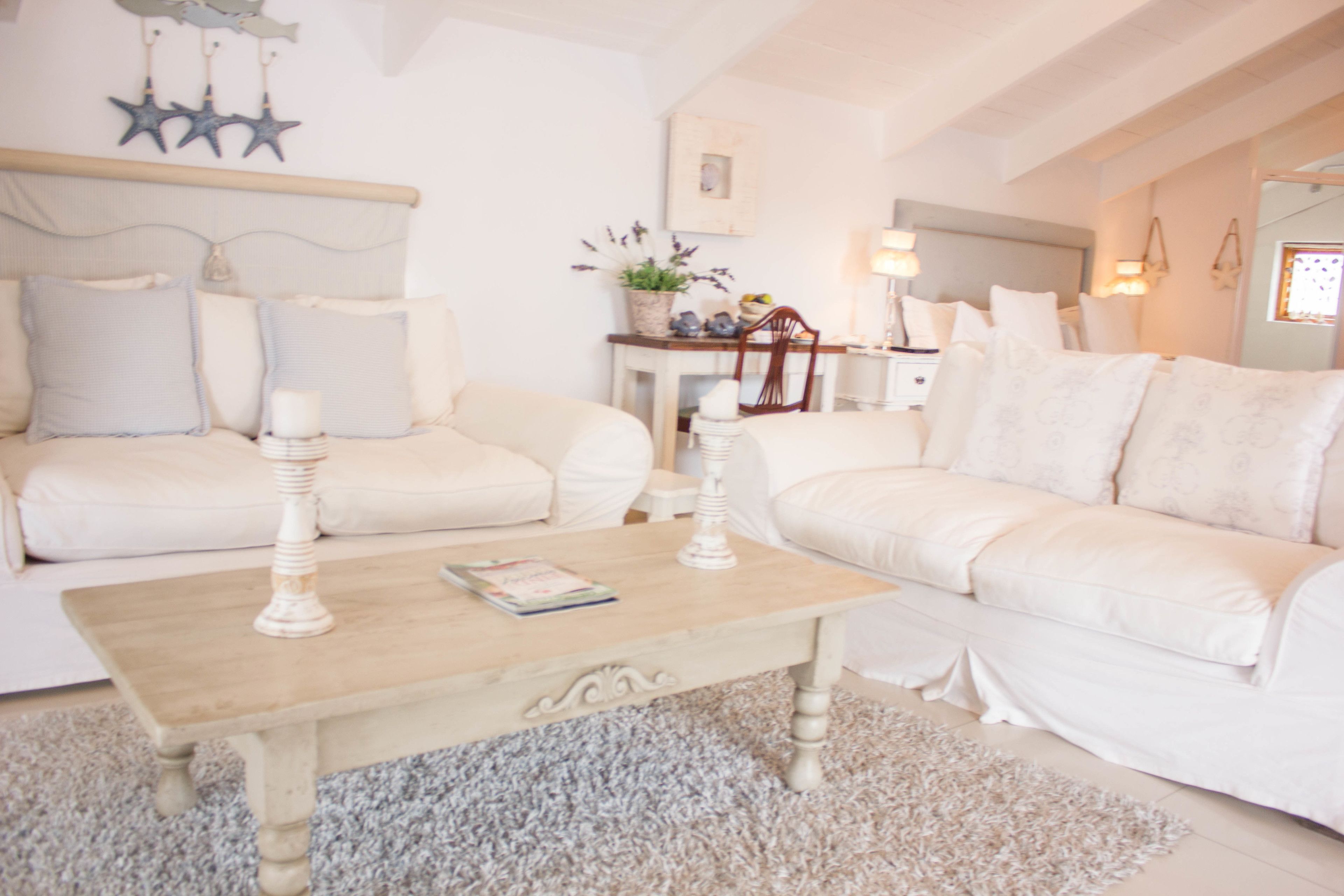 Luxury Double Room, Multiple Beds | Living area | TV, DVD player