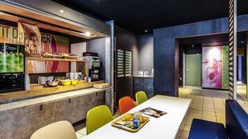 Daily buffet breakfast (EUR 9 per person)