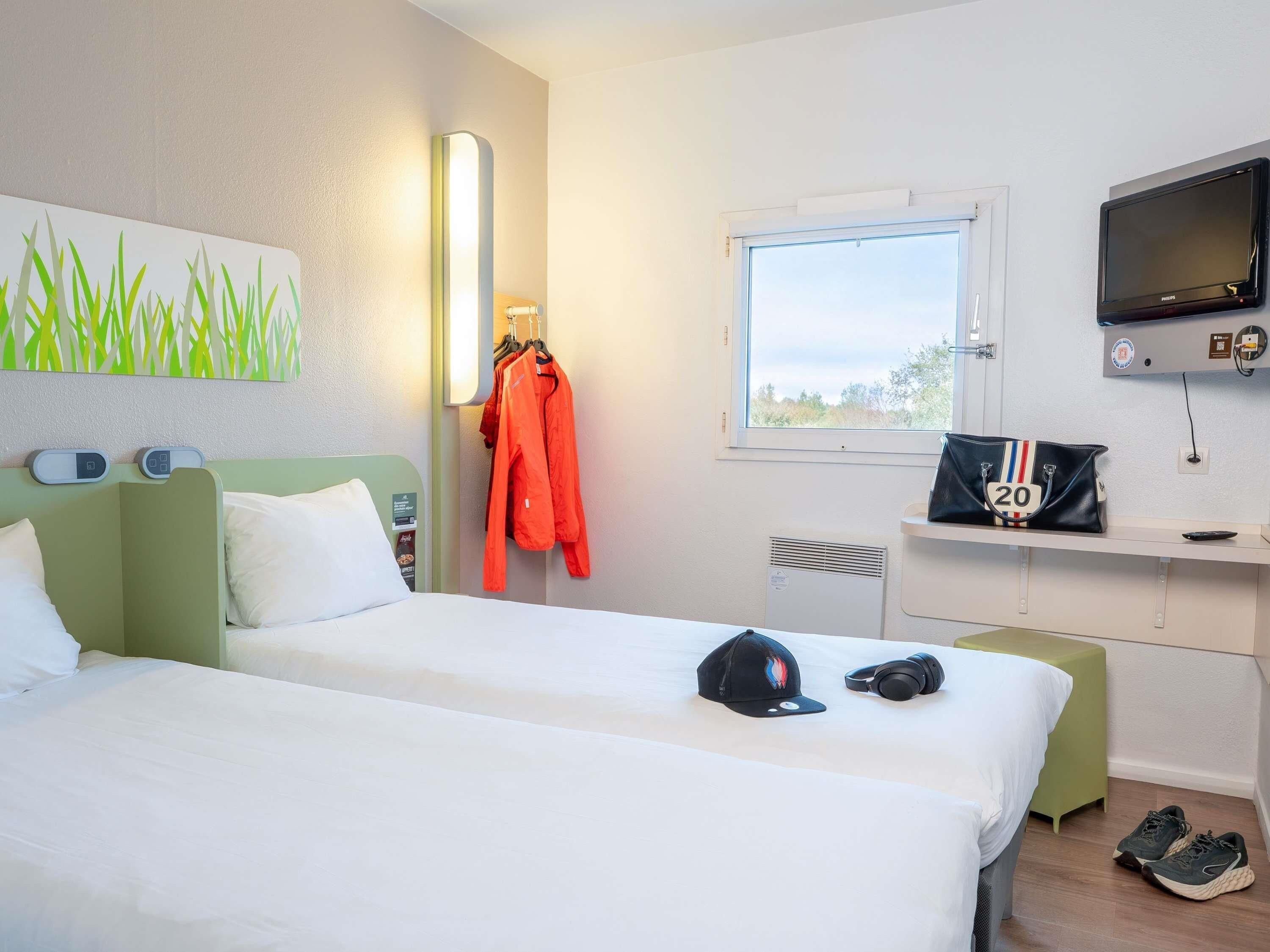 Chambre avec lits jumeaux, 2 lits une place