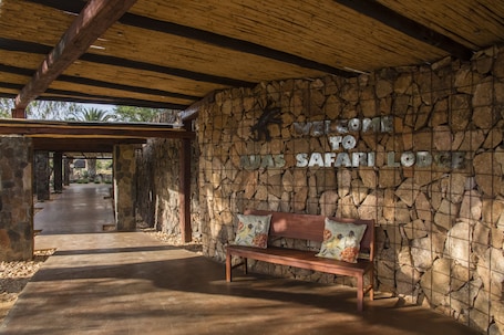 Exterior detail. Auas Safari Lodge