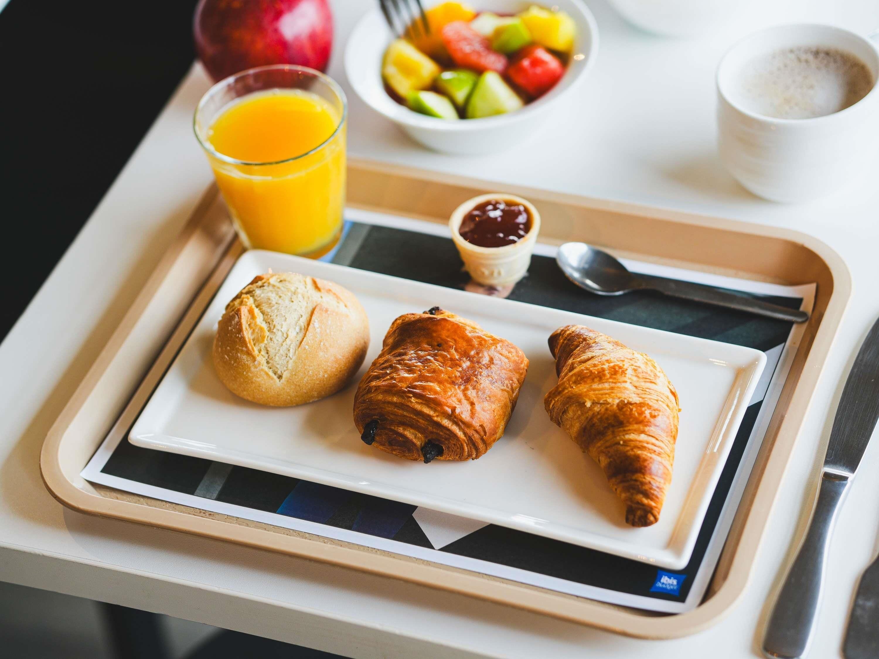 daily buffet breakfast (eur 10 per person)