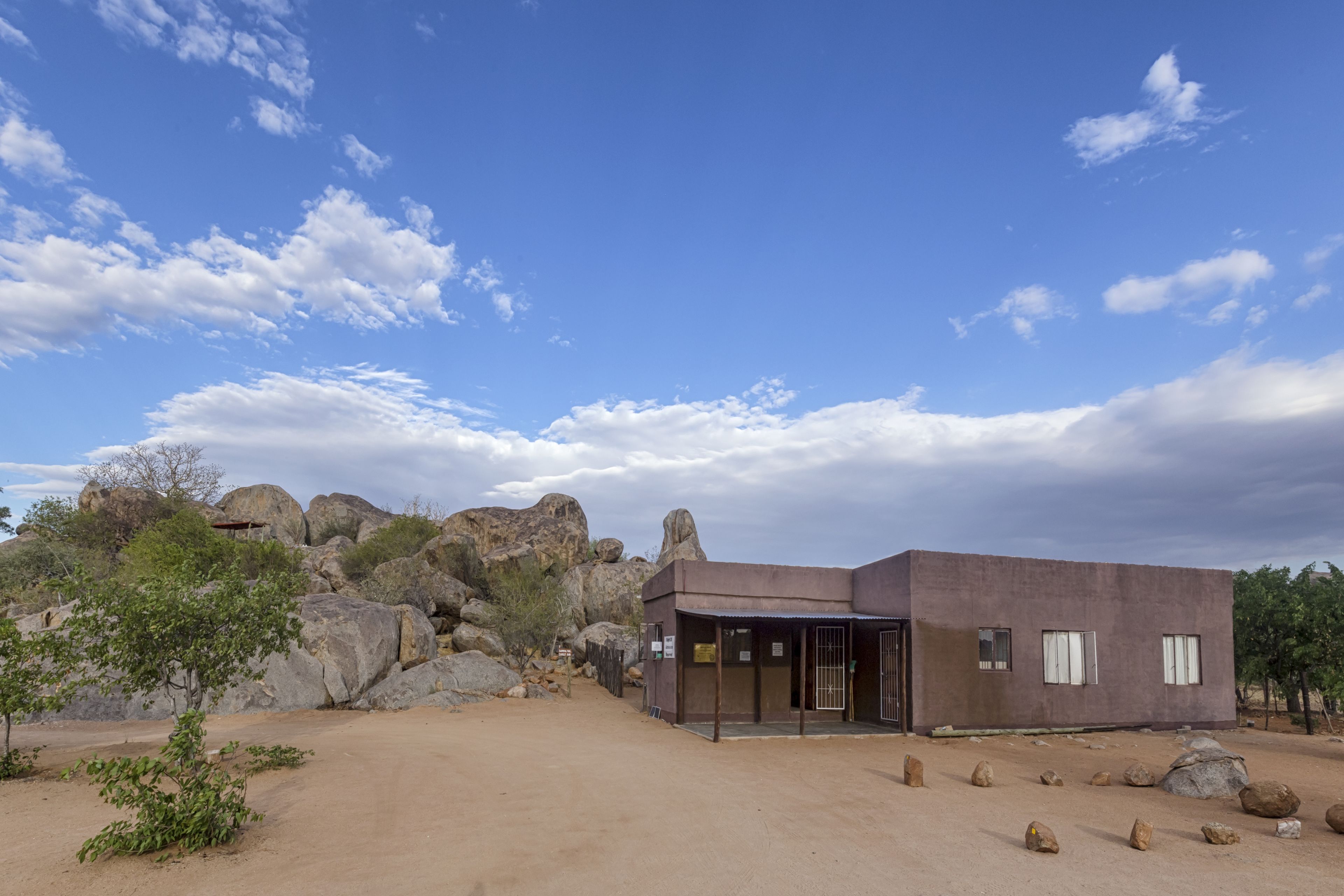 Voorkant van accommodatie