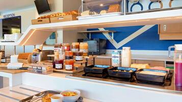 Daily buffet breakfast for a fee