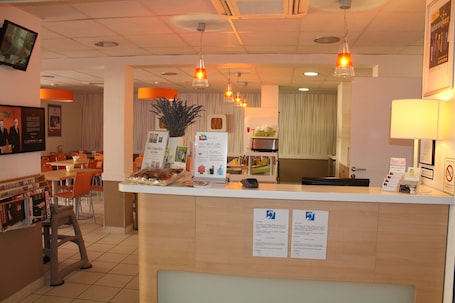 Reception. First Inn Hotel