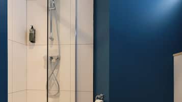 Triple Room, Multiple Beds | Bathroom | Shower, eco-friendly toiletries, hair dryer, towels