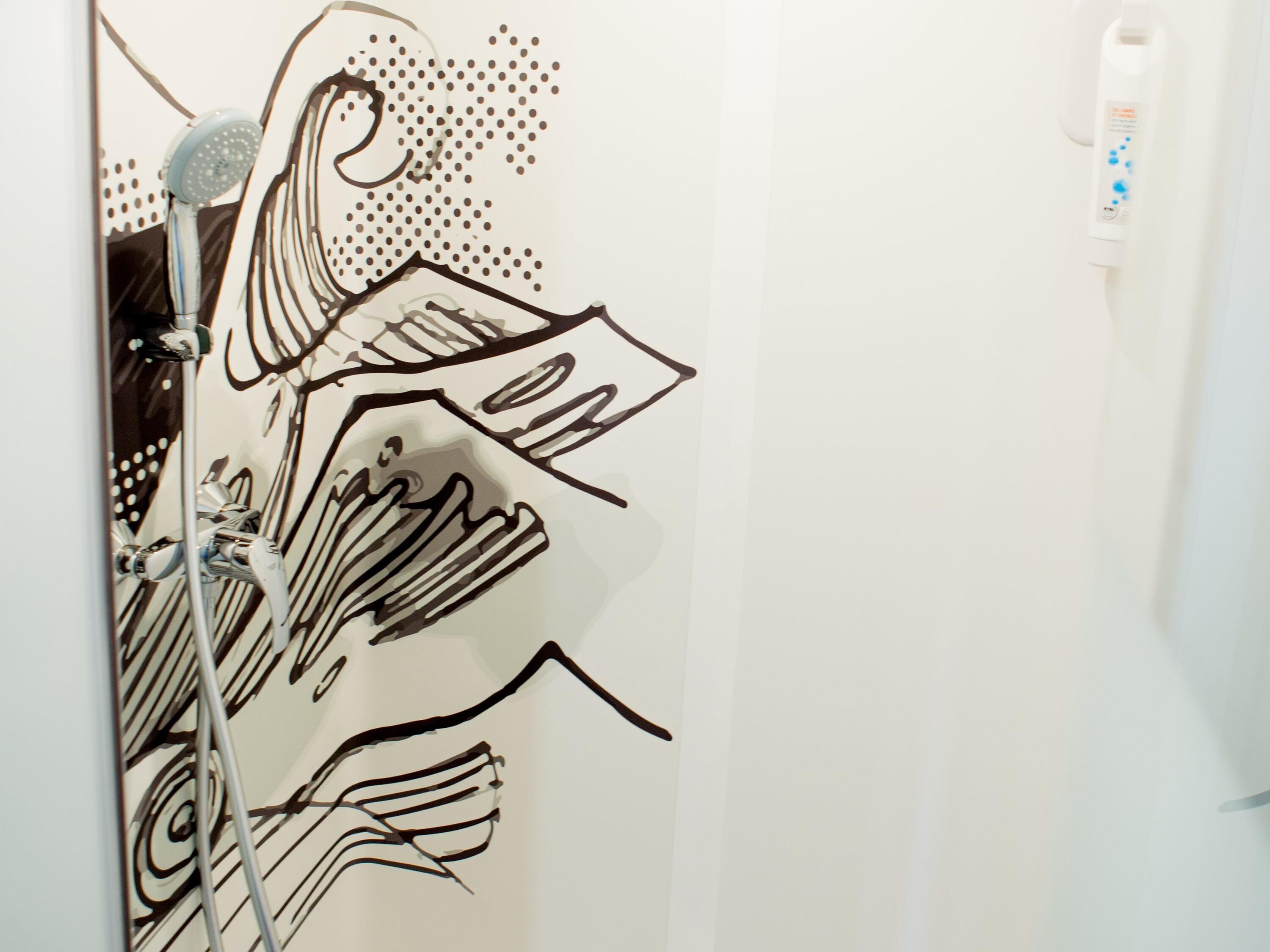 desk, blackout curtains, soundproofing, iron/ironing board