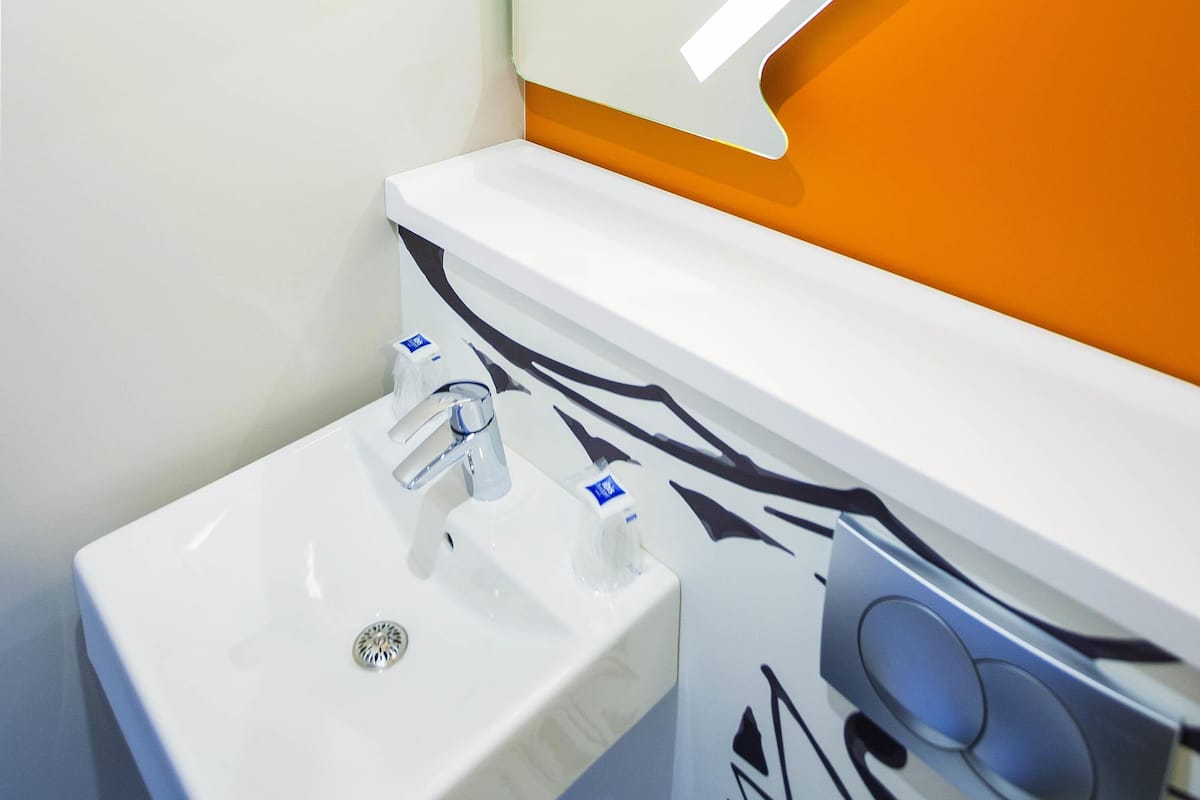 desk, blackout curtains, soundproofing, iron/ironing board