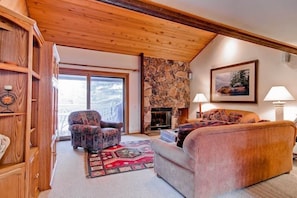 Condo, 2 Bedrooms (Shuttle to Slopes) | Living room - Sunburst in Elkhorn by Alpine Lodging (Sun Valley)