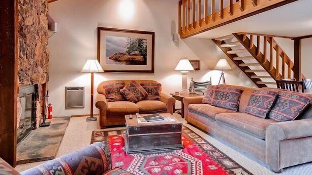 Condo, 2 Bedrooms (Shuttle to Slopes) | Living room - Sunburst in Elkhorn by Alpine Lodging (Sun Valley)