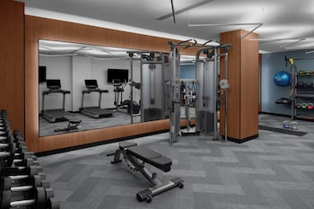 Fitness center at Hilton Brooklyn New York