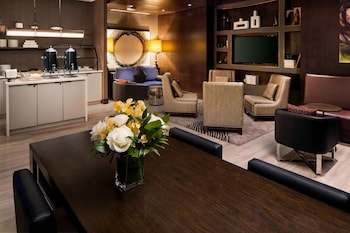 Executive lounge at Hilton Brooklyn New York