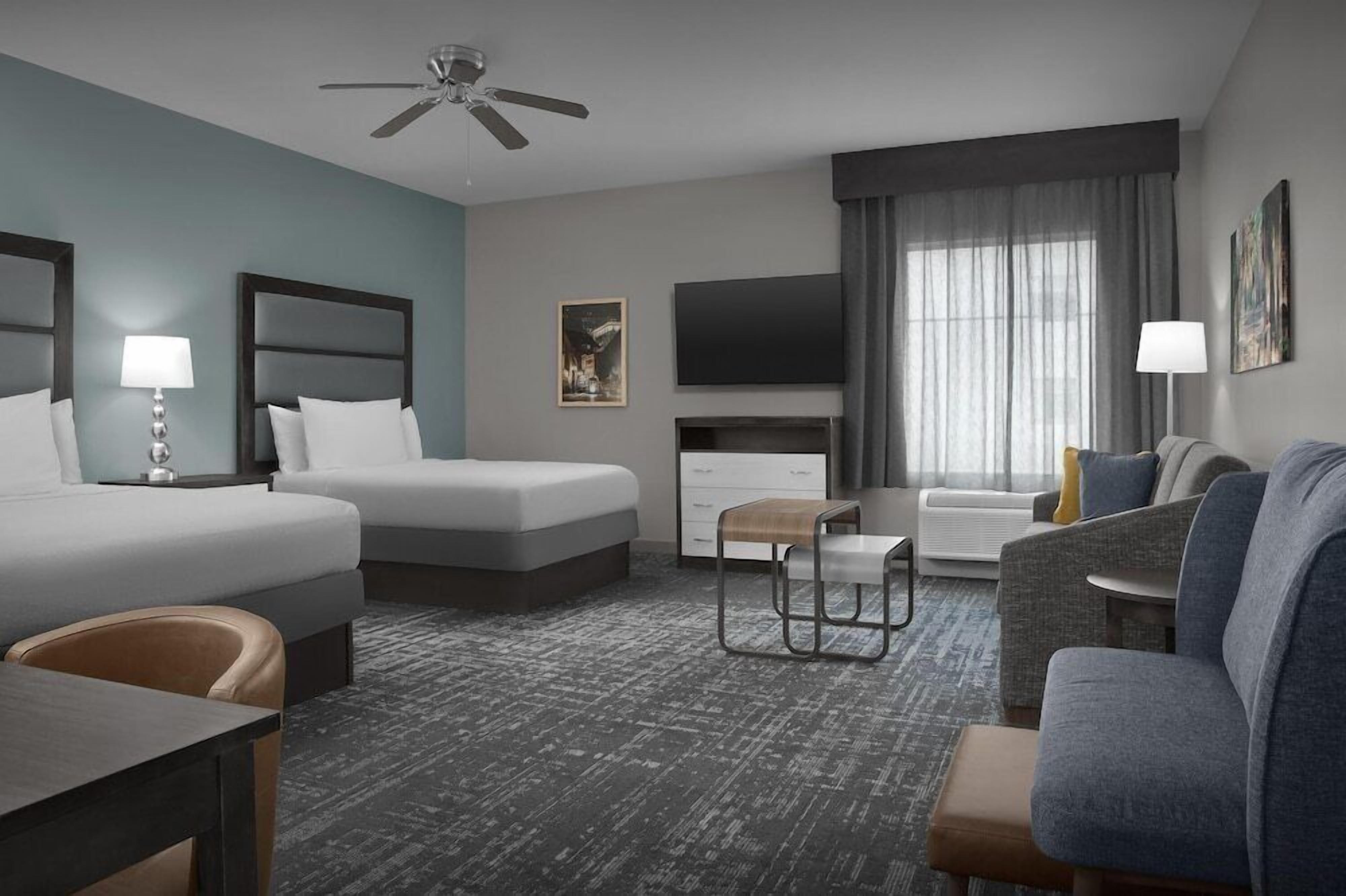 In-room safe, blackout curtains, iron/ironing board, travel cot