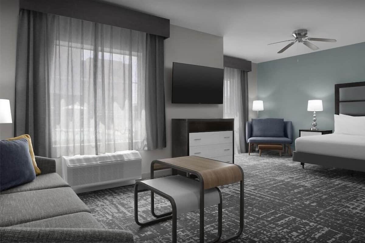 In-room safe, blackout curtains, iron/ironing board, travel cot