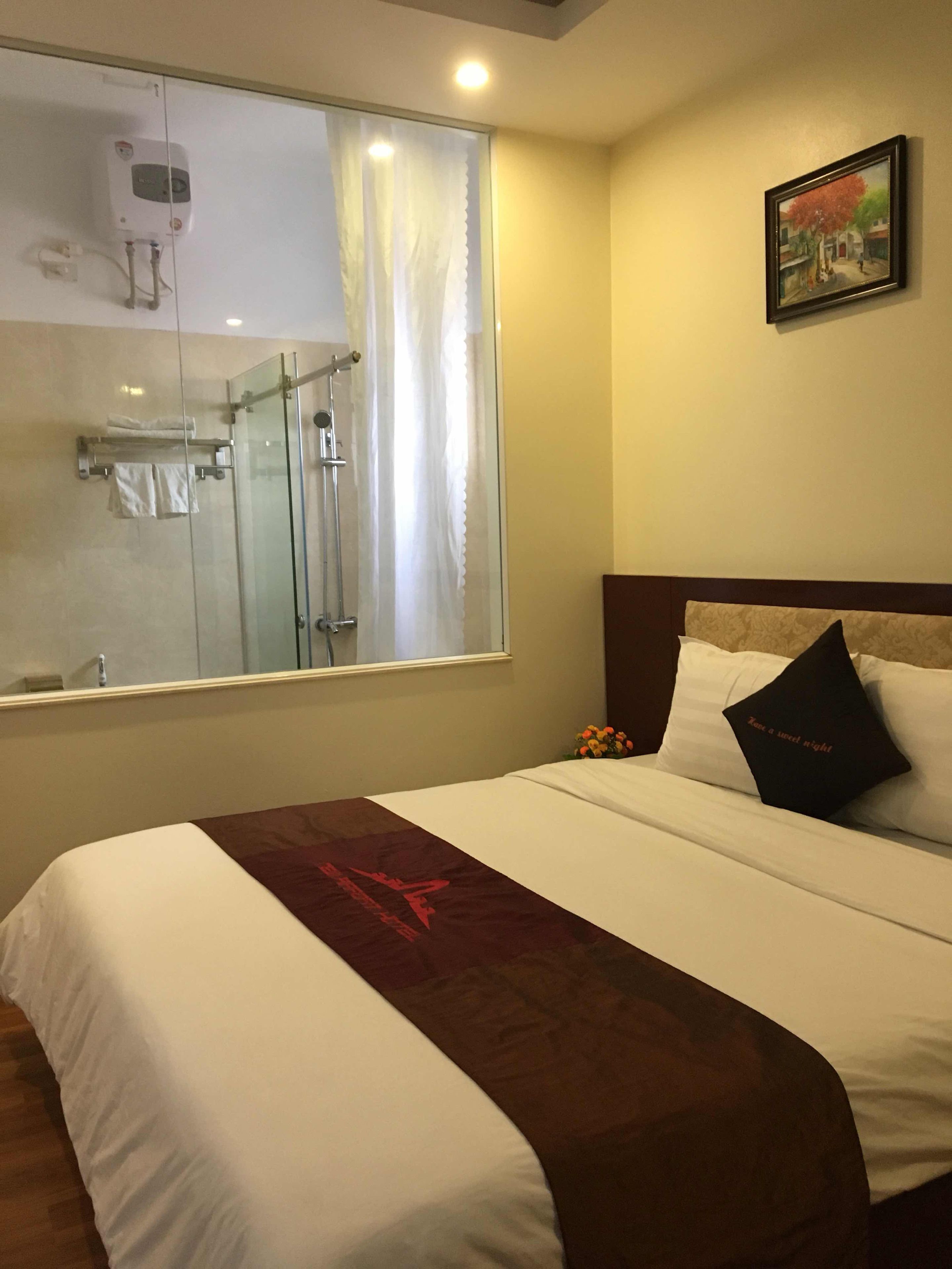 1 phòng ngủ, bộ đồ giường cao cấp, chăn bông 