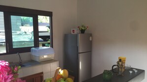 2 Bedrooms House | 私人廚房 | 義式濃縮咖啡機、大型冰箱、微波爐、爐台