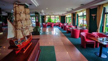 Sittområde i lobbyn