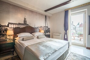 Superior Double Room, Terrace | Premium bedding, minibar, in-room safe, soundproofing - Splendida Palace (Split)
