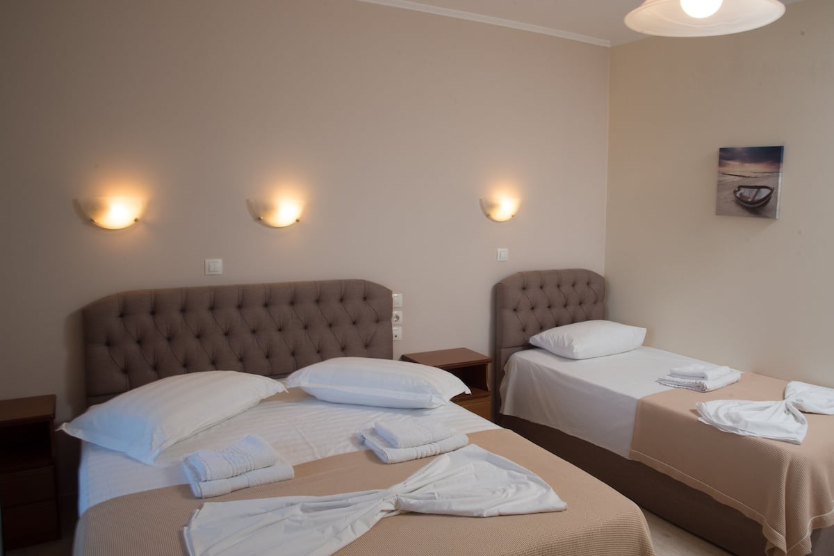 Luxe beddengoed, een kluis op de kamer, geluiddichte muren