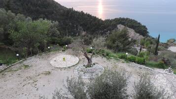 Vue depuis lâhĂ©bergement