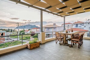 Deluxe Apartment, 2 Bedrooms, Sea View | Terrace/patio - Aegina Bed & Culture - B&B Hotel (Aegina)