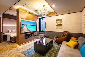 ห้องพัก, ปลอดบุหรี่ (Balian with Open-Air Bath) | ผ้าม่านกันแสง, Wi-Fi ฟรี