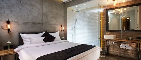 Appartement Luxe, 1 trÚs grand lit et 1 canapé-lit
