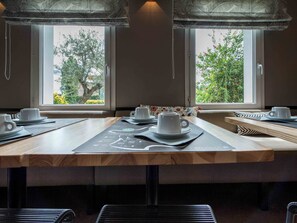 Daily buffet breakfast (EUR 12.9 per person)