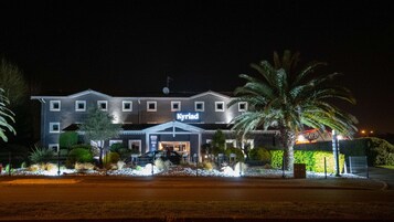 Front of property - evening/night