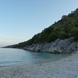 On the beach