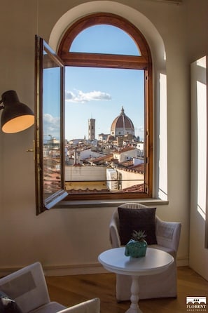 Apartment, 1 Schlafzimmer, Terrasse (Location: Via Ghibellina 51) | Wohnbereich