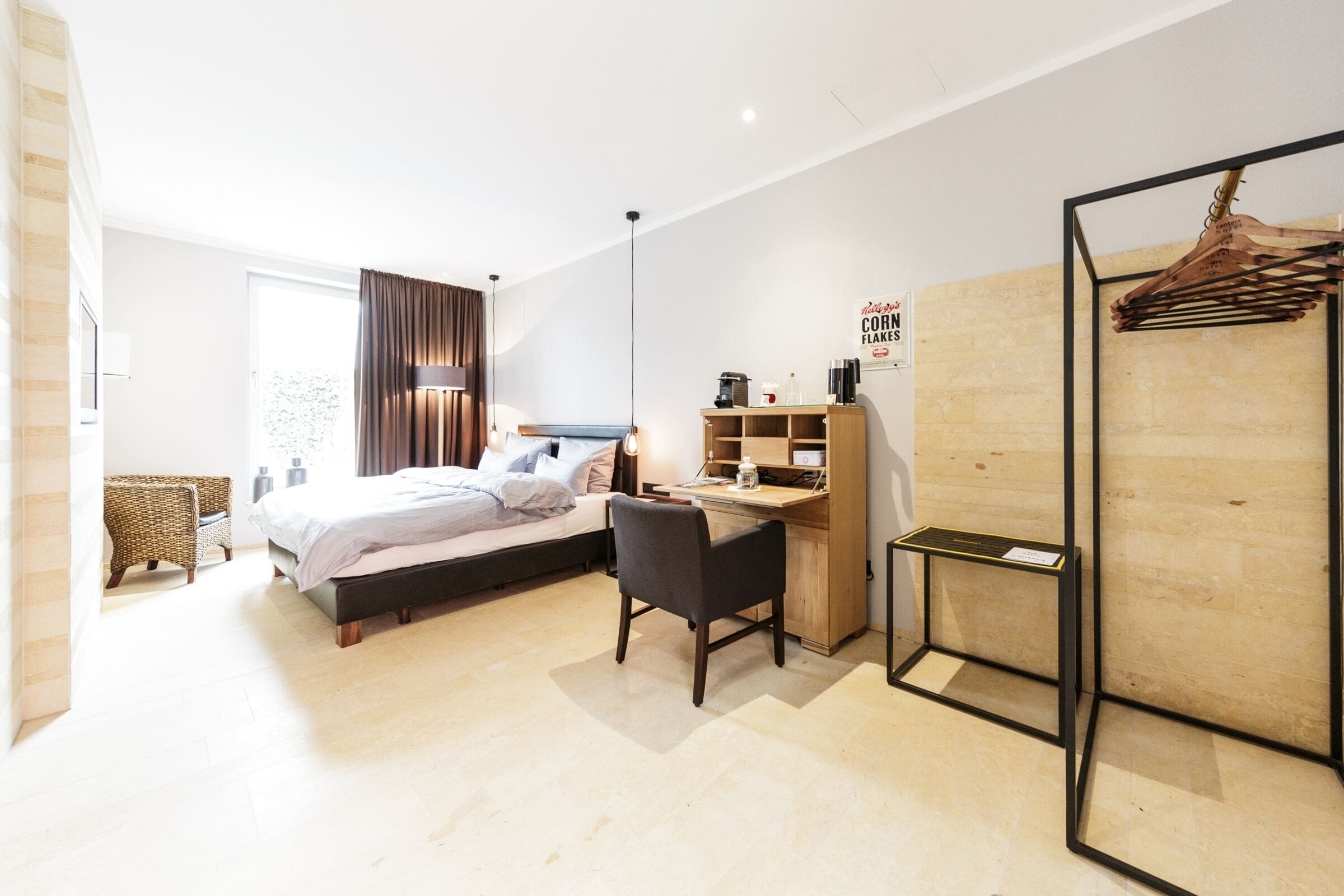 premium bedding, individually decorated, individually furnished, desk