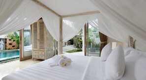 ลักซ์ชัวรี่วิลล่า, 5 ห้องนอน, สระว่ายน้ำส่วนตัว | 1 ห้องนอน, มินิบาร์, ตู้นิรภัยในห้องพัก, โต๊ะทำงาน