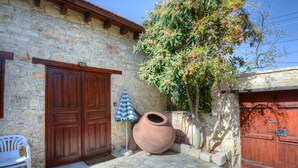 Traditional House, 2 Bedrooms, Mountain View, Mountainside | Terrace/patio - Komi Lofou Traditional House (Lofou)