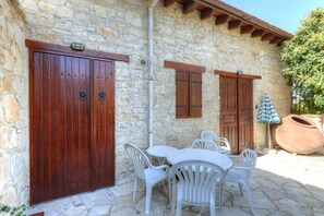 Casa tradicional, 2 habitaciones, vista a la montaña, junto a la montaña | Terraza o patio