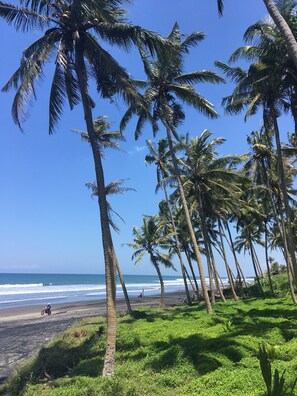 Beach nearby, beach towels