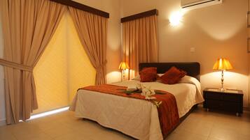 Luxury Villa, 3 Bedrooms, Private Pool, Sea View | 3 bedrooms, in-room safe, soundproofing, iron/ironing board