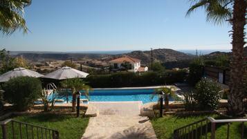 Luxury Villa, 3 Bedrooms, Private Pool, Sea View | View from room