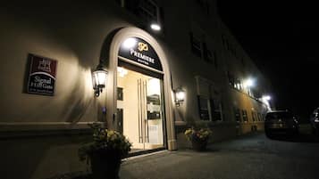 Front of property – evening/night